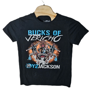 Pro Wrestling Tees Bucks of Jericho Y2 Jackson T-Shirt Men's Medium Black‎ AEW